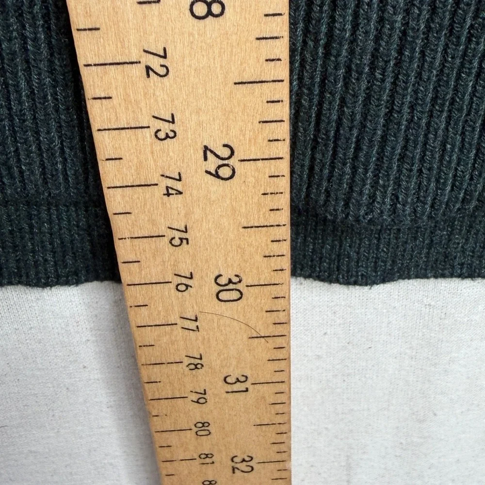 Lululemon Men's Textured Knit Crewneck Sweater size XL Dark Green